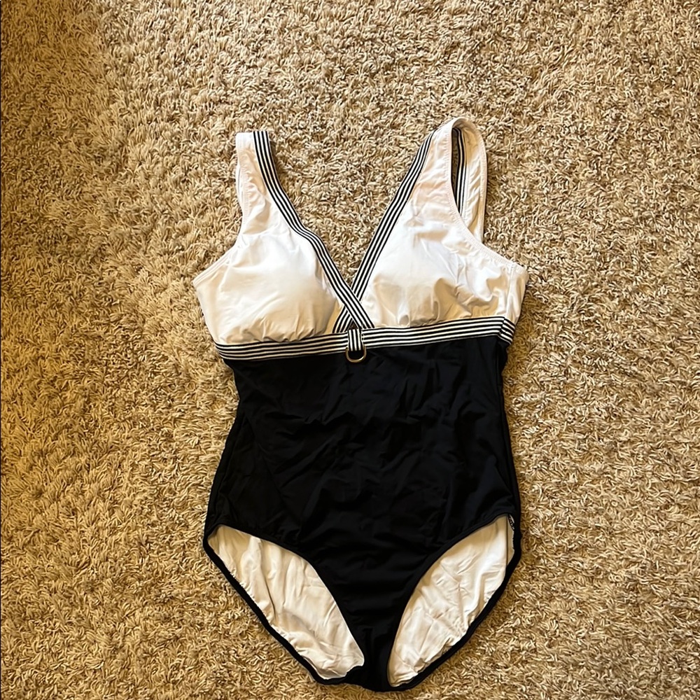White Studio One-Piece Swimsuit